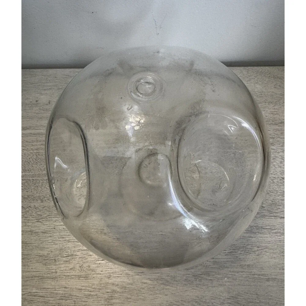Vintage 1978 Buzz Blodgett Unreal Sitting Bubble Lite Glass Candle Holder